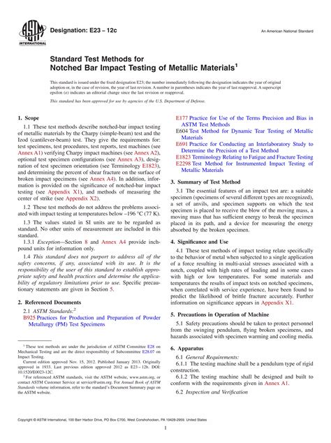 notched bar impact testing of metallic materials|notched impact test results.